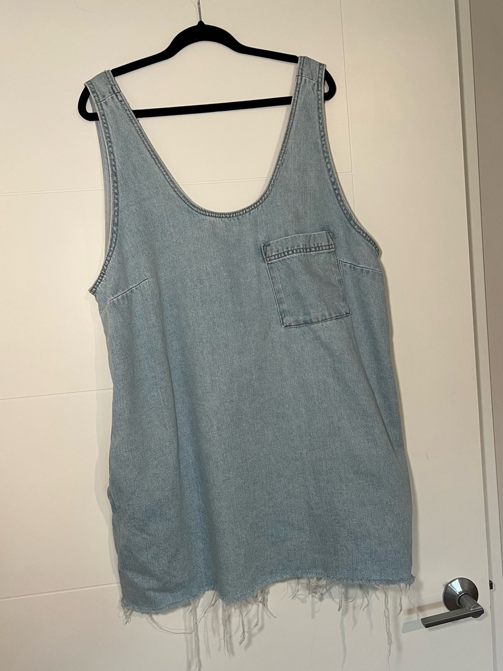 Universal Thread Light Blue Denim Tank Dress XXL